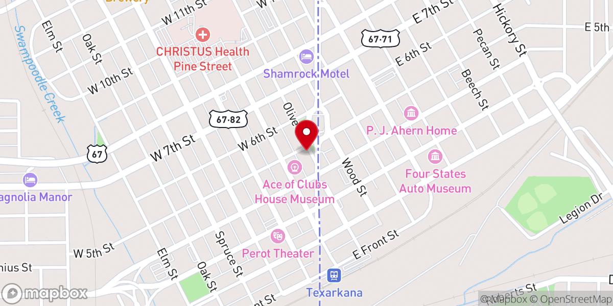 Map showing location of St James' Church