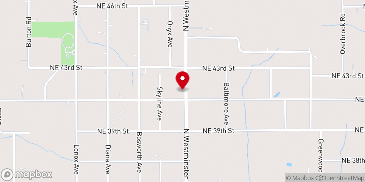 Map showing location of Faith Tabernacle Church of God in Christ