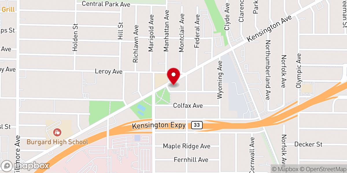 Map showing location of Prince of Peace Temple Church of God in Christ