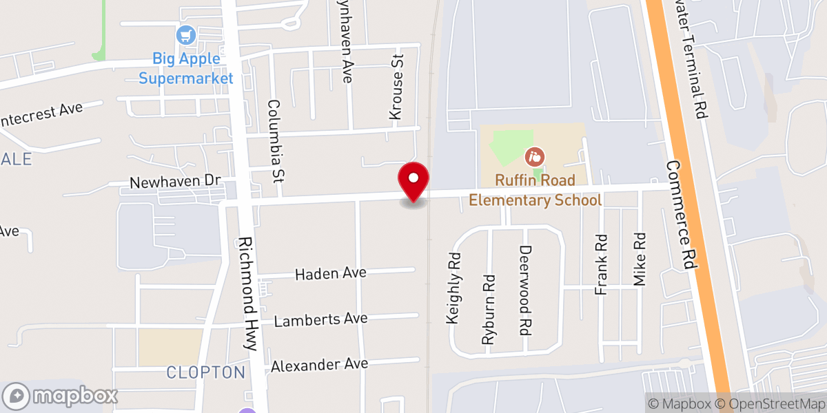 Map showing location of Church of the Body of Christ