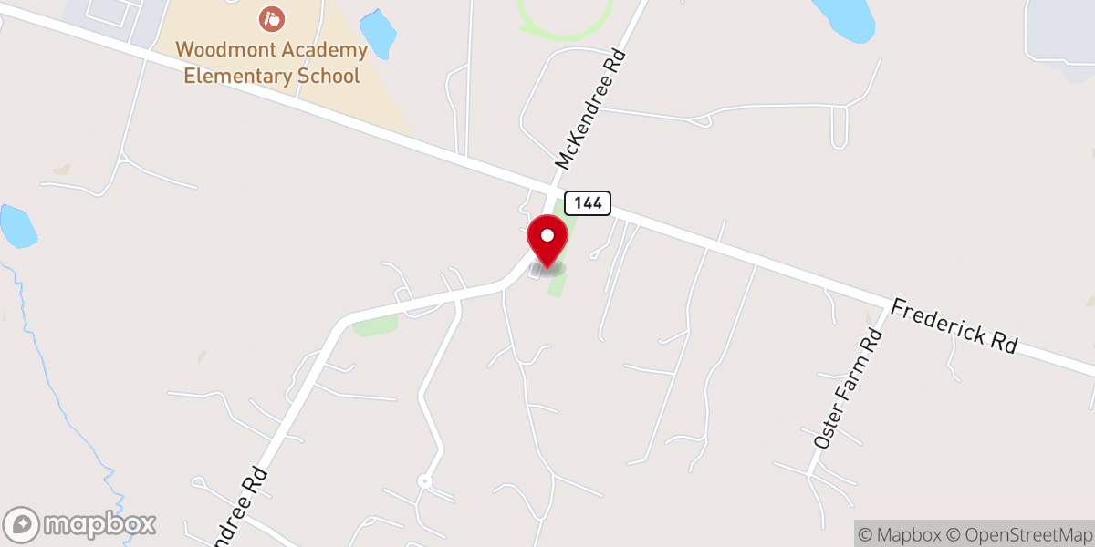 Map showing location of Sharon Missionary Baptist Church