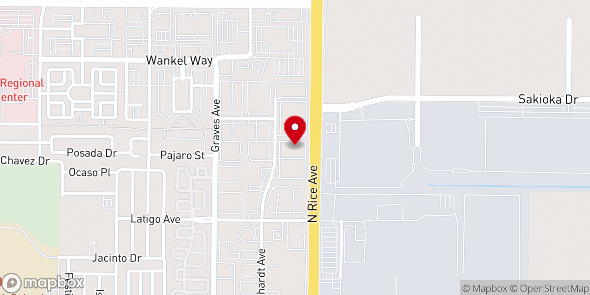 Map showing location of New Life Community Church