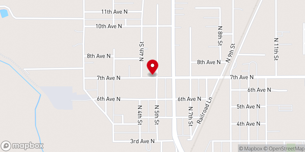 Map showing location of Payette Mennonite Church