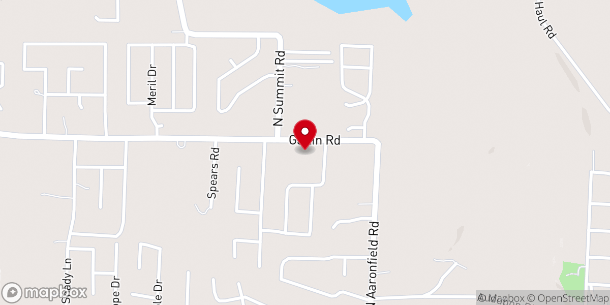 Map showing location of Earthen Vessels Worship Center