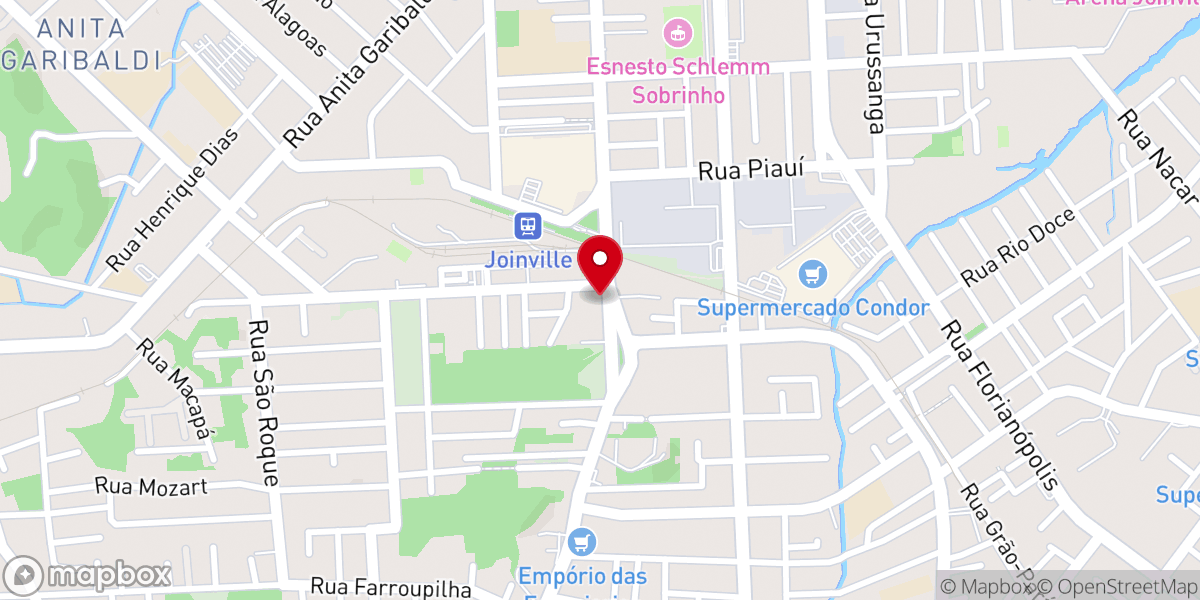 Map showing location of PIBHO - Igreja Batista Liberdade