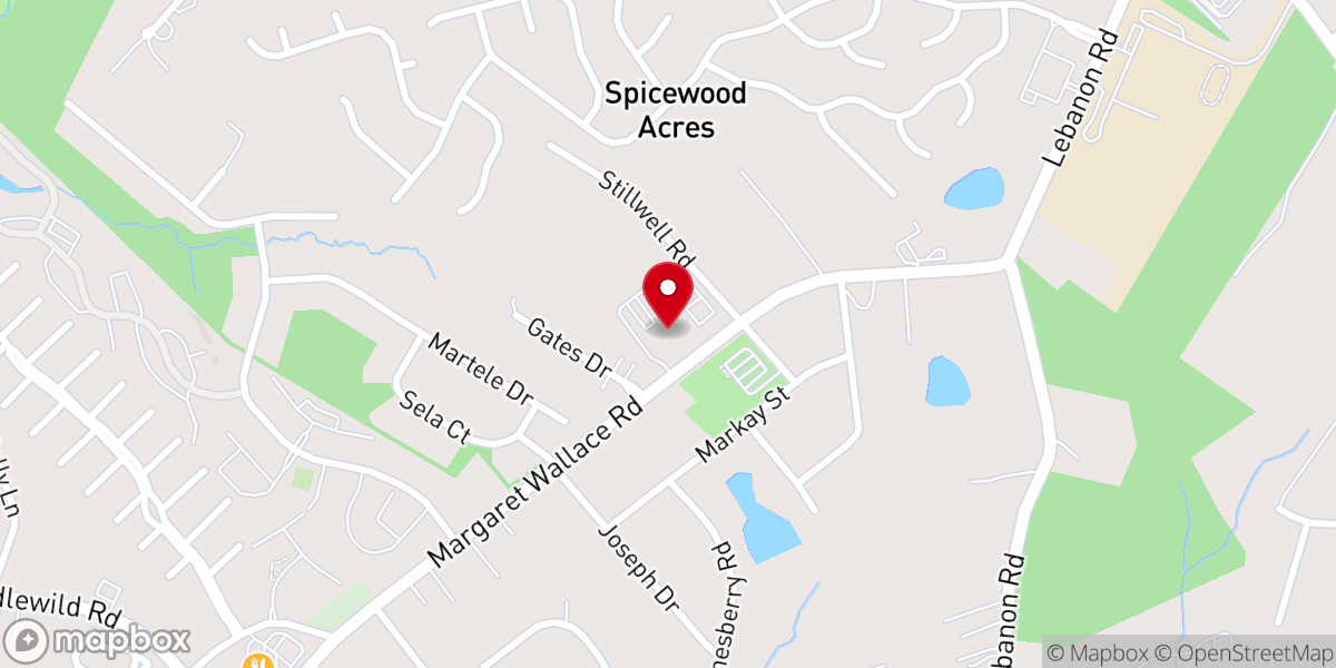Map showing location of New Beginnings Community Church