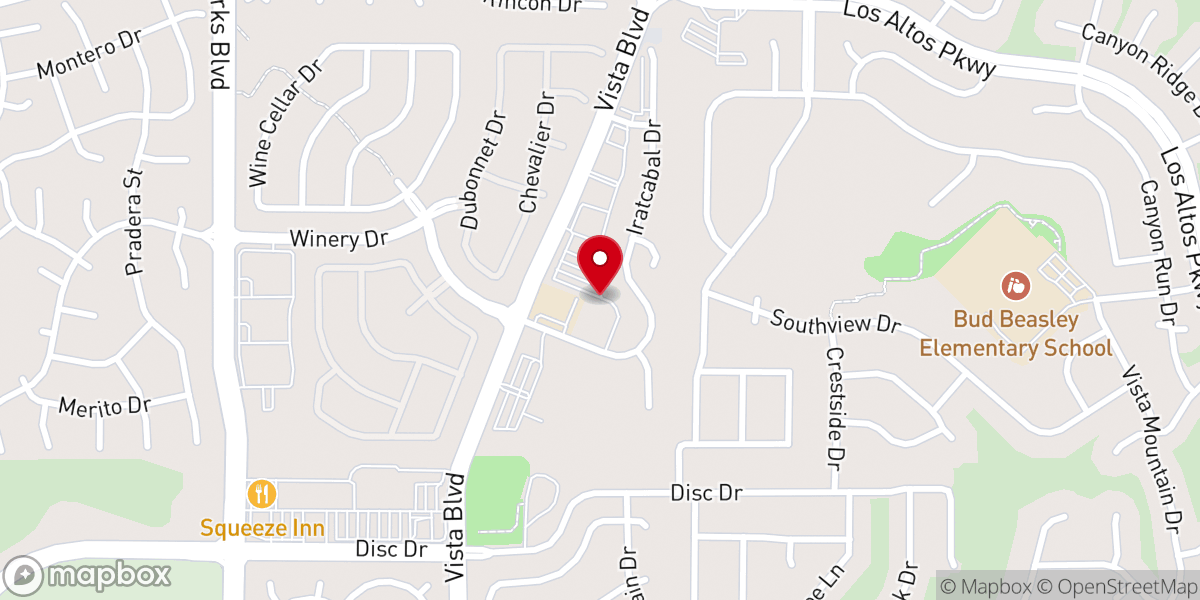 Map showing location of The Rock Church