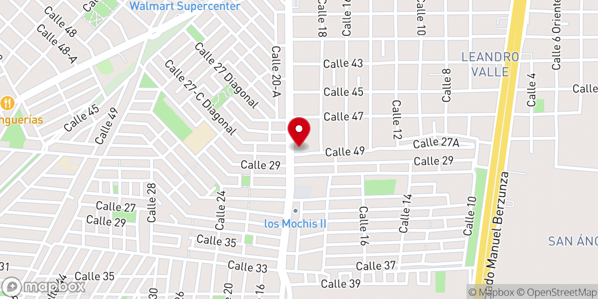 Map showing location of Iglesia Cristiana Adonay Asambleas de Dios