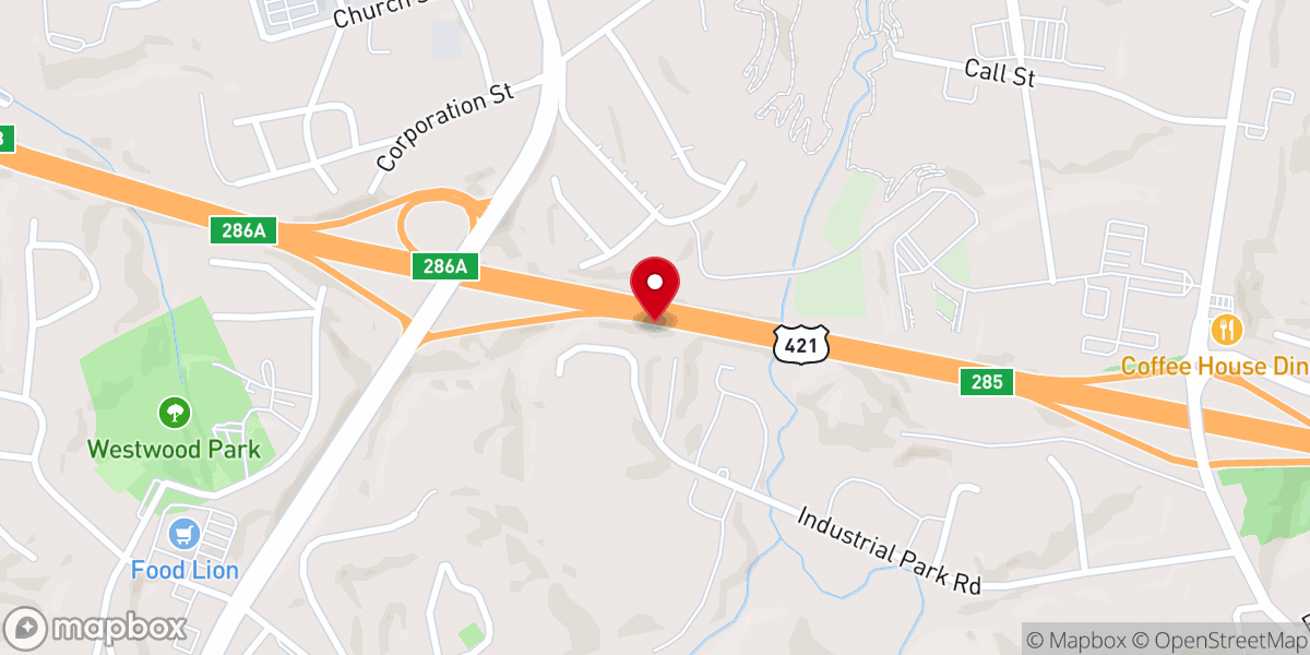 Map showing location of Robert Duncan Ministries