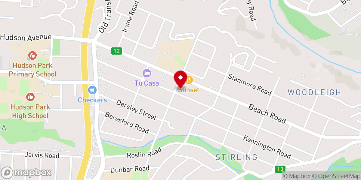 Map showing location of St Michael's Anglican Church