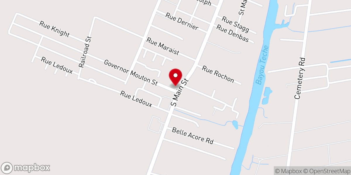 Map showing location of Agape Love Ministries