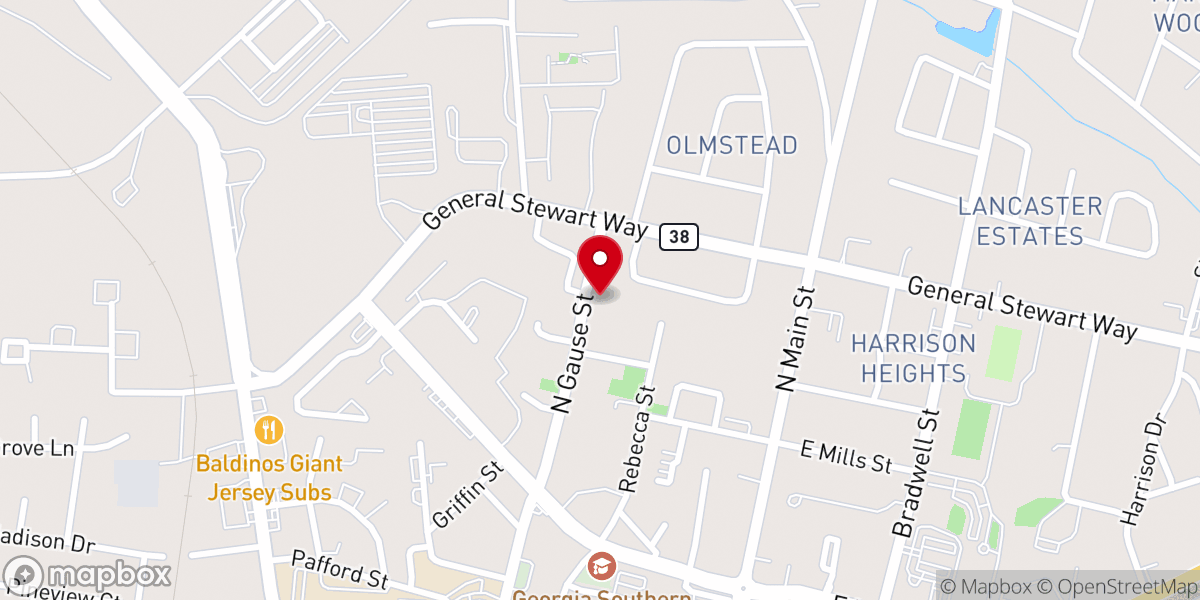 Map showing location of Aisle of Hope Holiness