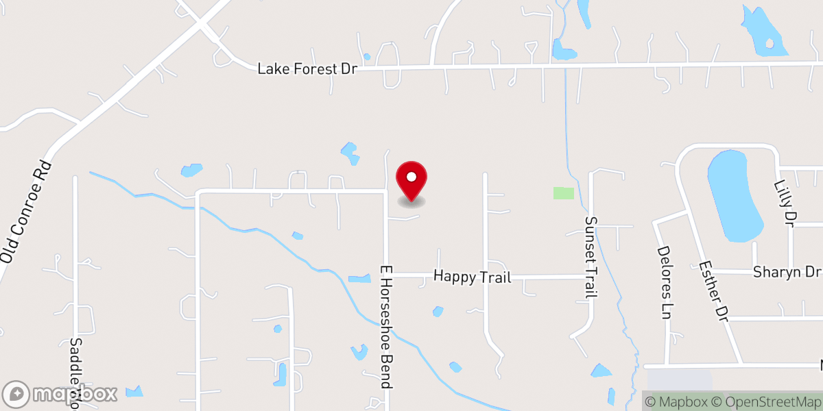 Map showing location of Alden Bridge Presbyterian Church