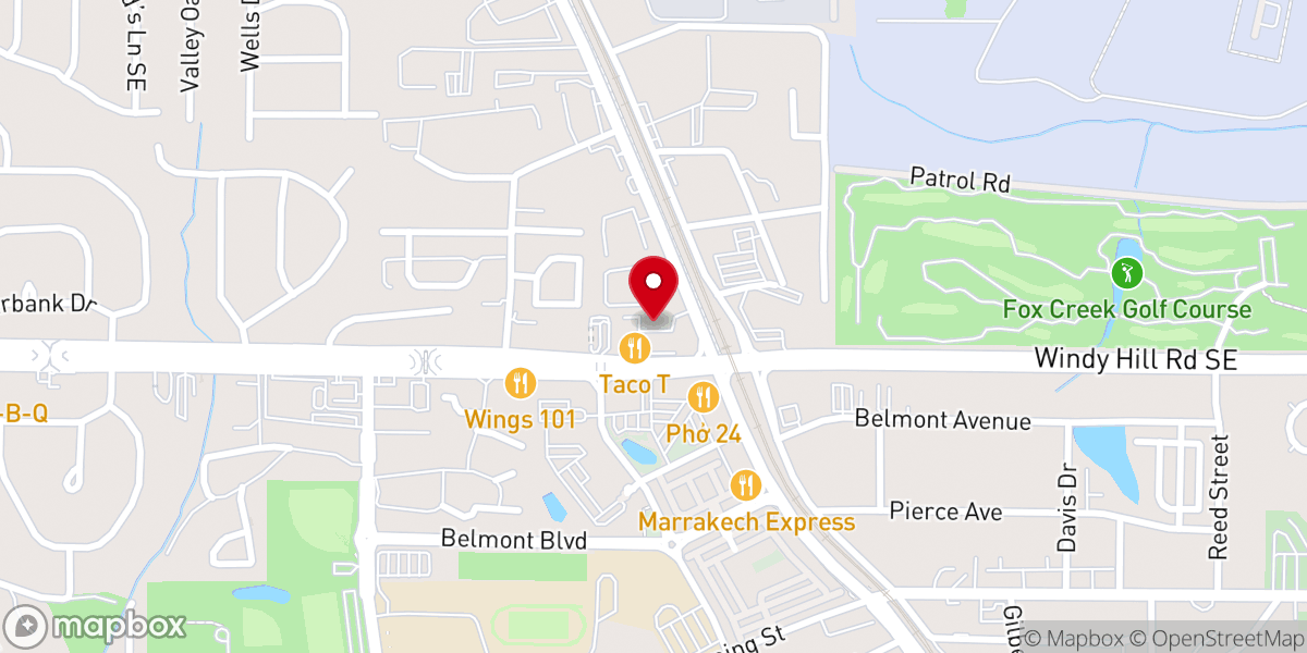 Map showing location of Alpha & Omega Apostolic Church