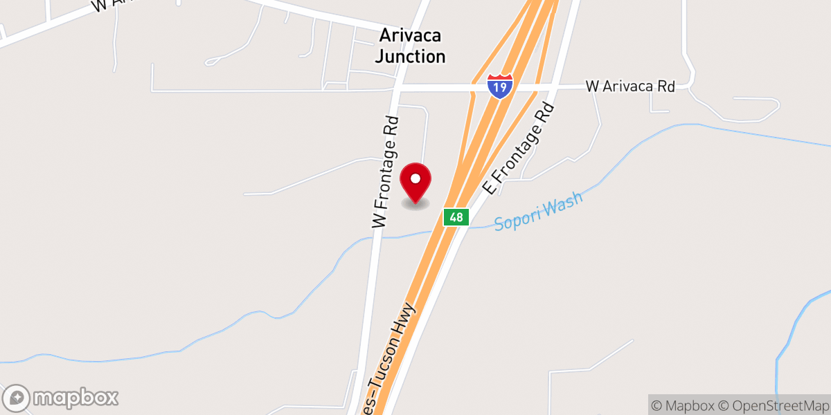 Map showing location of Amado Baptist Church