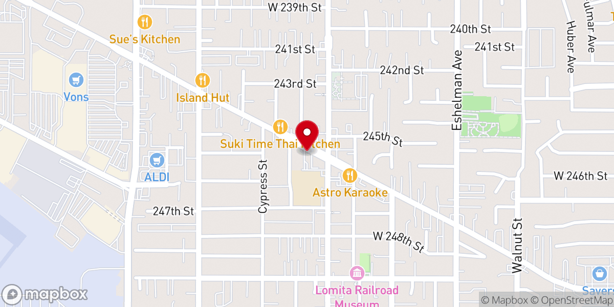 Map showing location of Anchor Southbay Church
