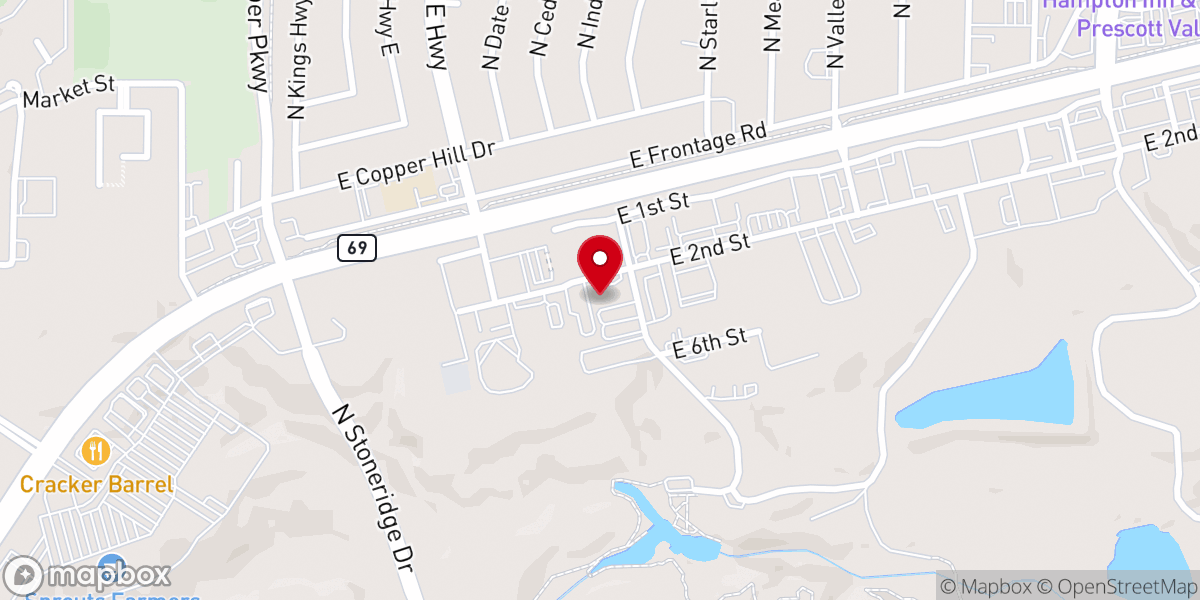 Map showing location of Anglican Church of the Holy Spirit