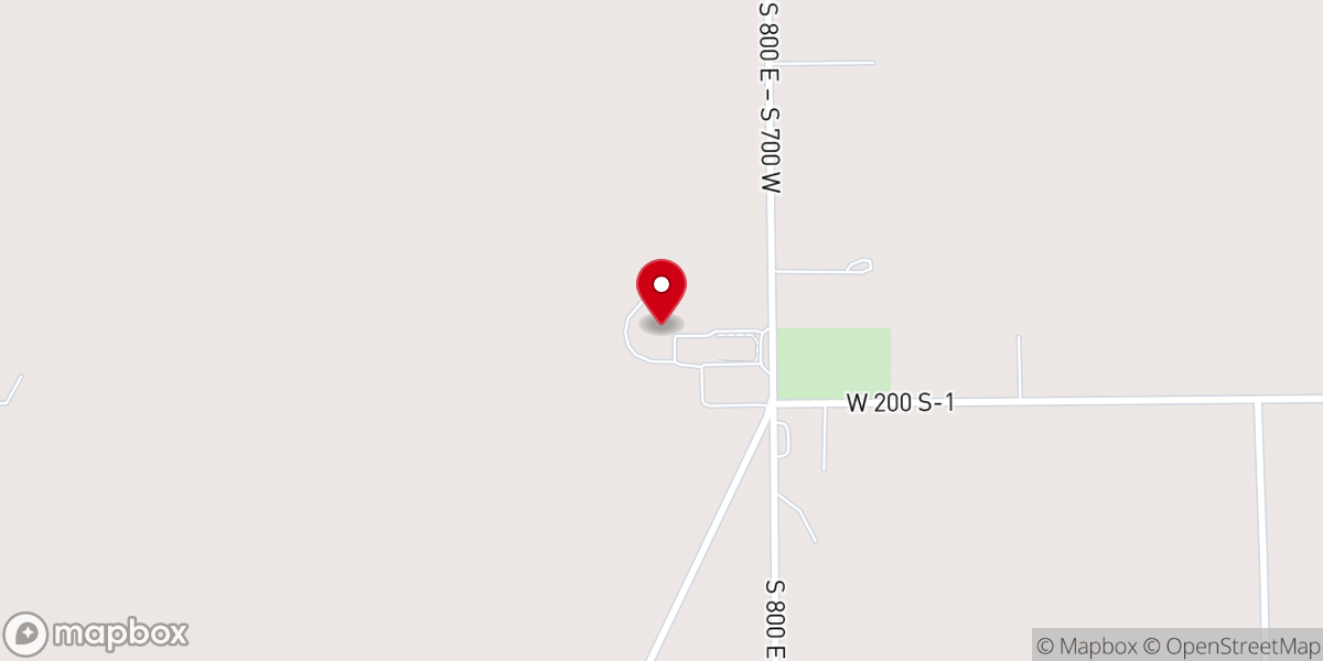 Map showing location of Apostolic Christian Church Fellowship Hall