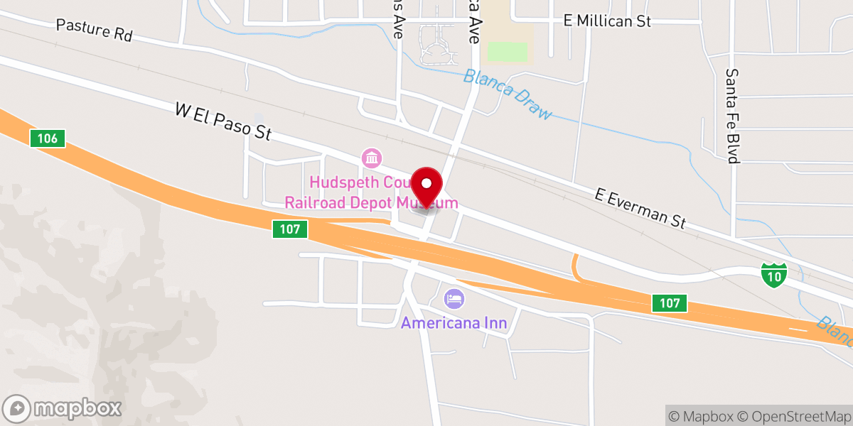 Map showing location of Apostolic church House of prayer