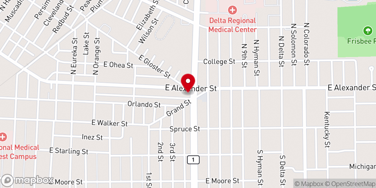 Map showing location of Apostolic Community Deliverance Church