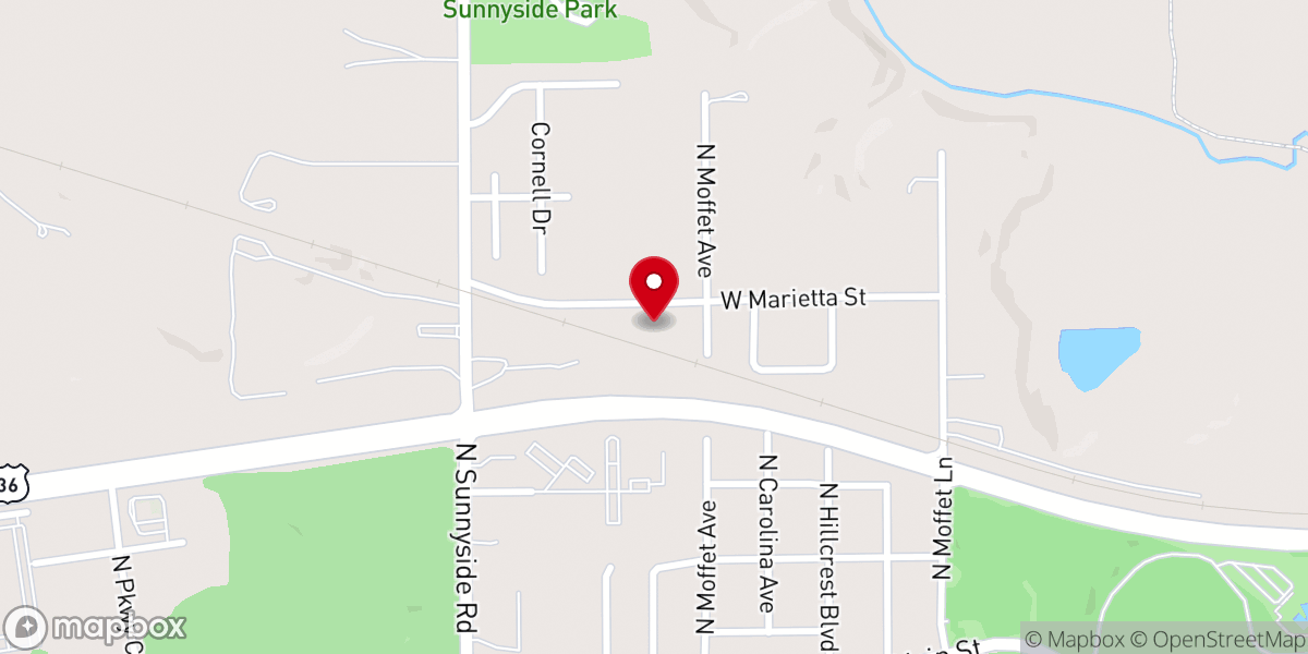 Map showing location of Apostolic Lighthouse UPC
