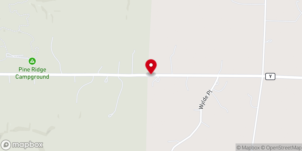 Map showing location of Arklow Baptist Church