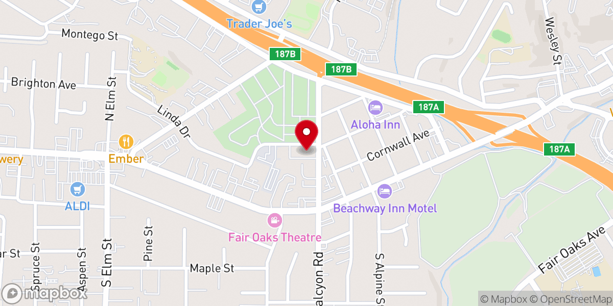 Map showing location of Arroyo Grande United Methodist