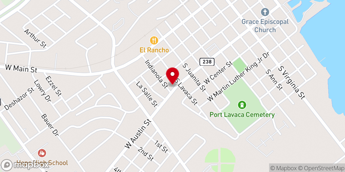 Map showing location of Artero Memorial Chapels