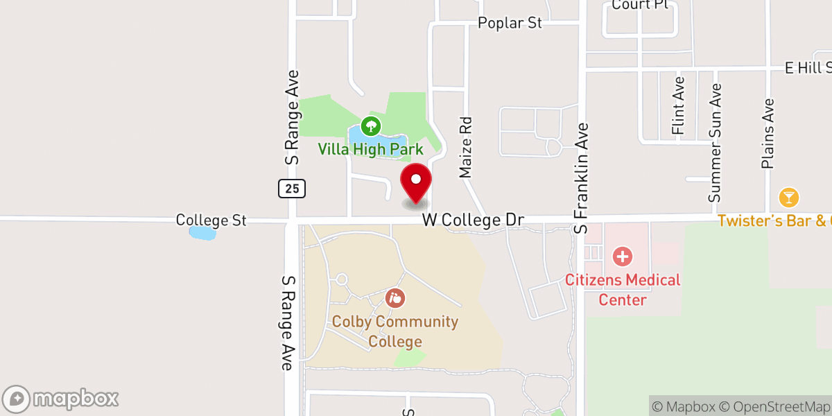 Map showing location of Ascension Episcopal Church
