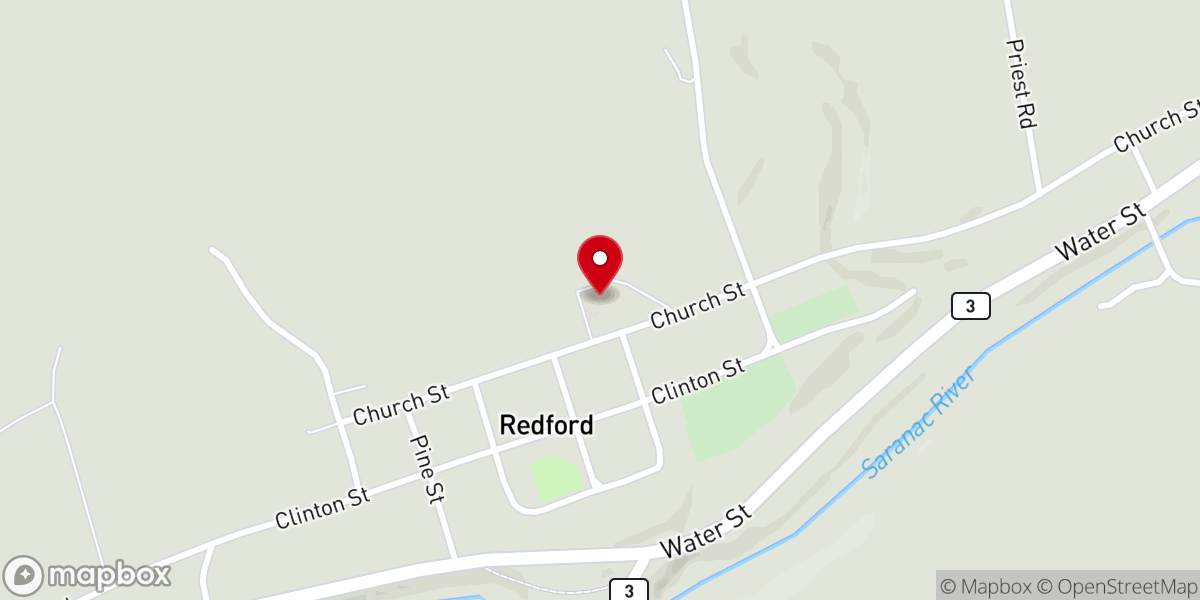 Map showing location of Assumption of Mary School