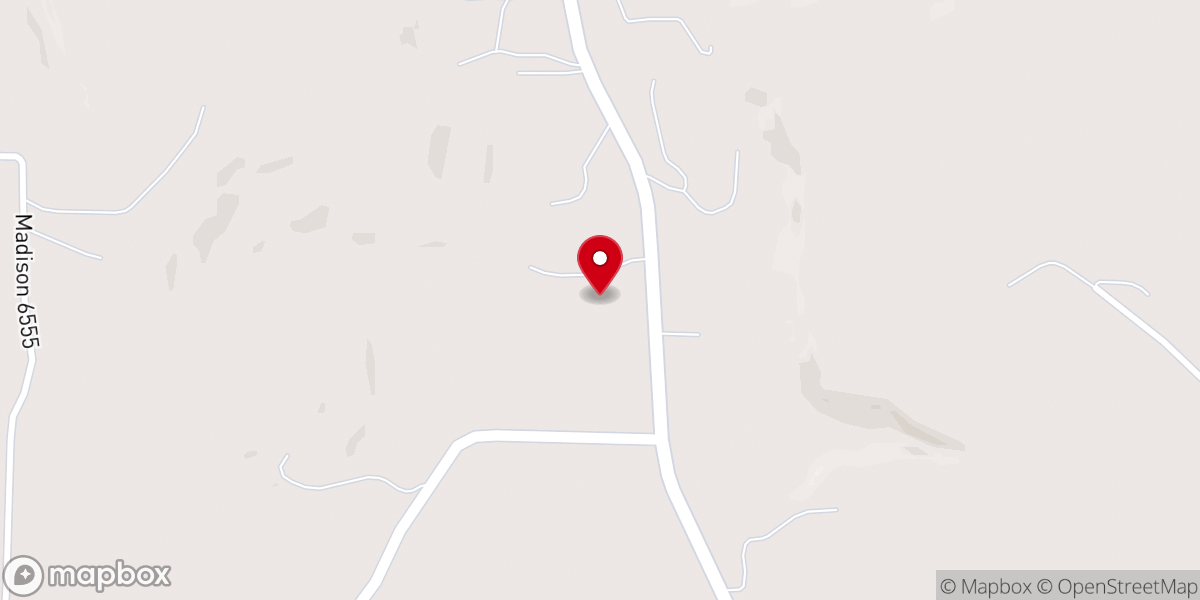 Map showing location of Aurora church of CHRIST
