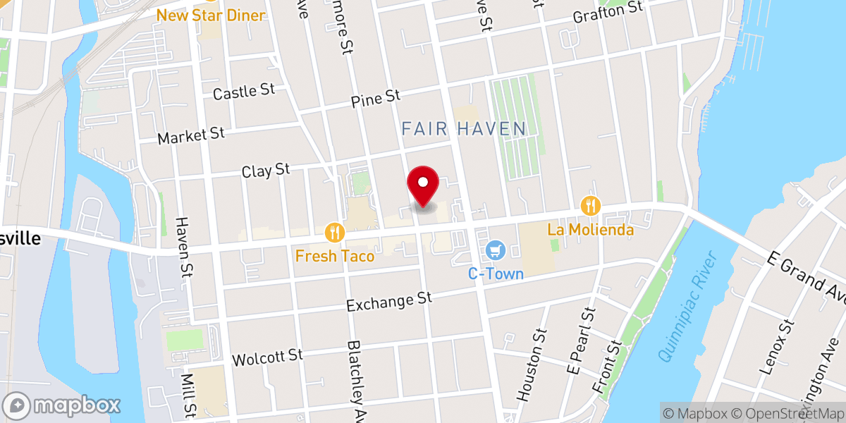 Map showing location of The Redeemed Christian Church Of God