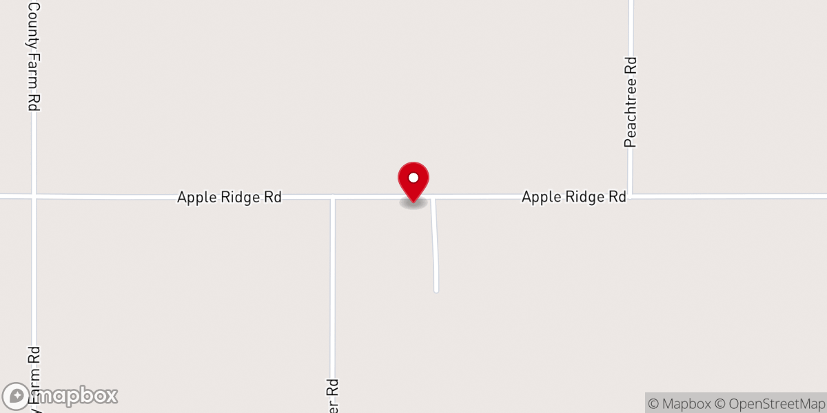 Map showing location of Romine Church of the Brethren