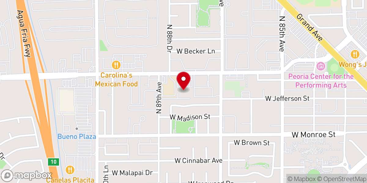 Map showing location of Renewed Life Church