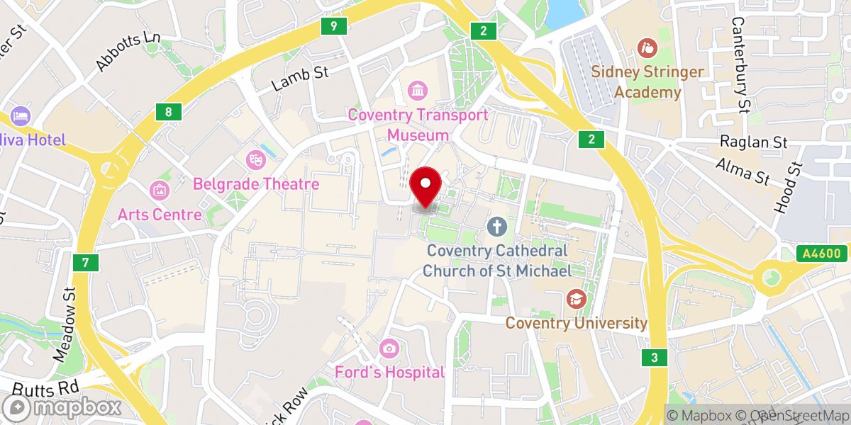 Map showing location of Fountain of Agape Mission Centre
