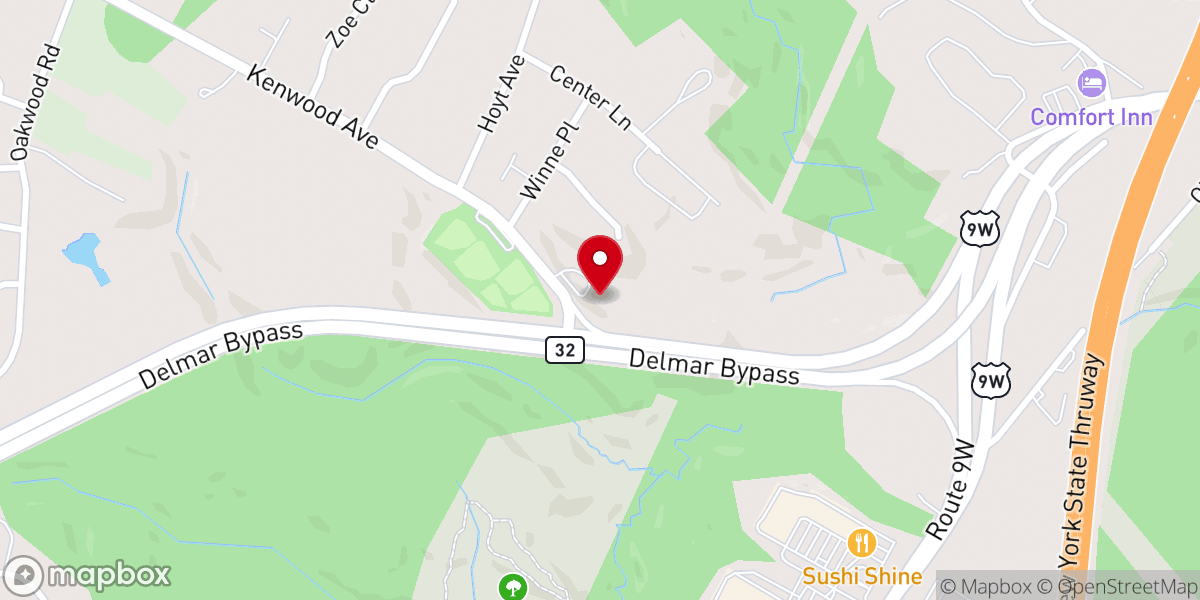 Map showing location of Solid Rock Family Church