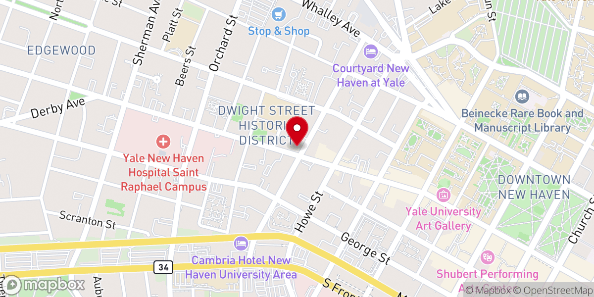 Map showing location of St Paul Union American Methodist Episcopal Church