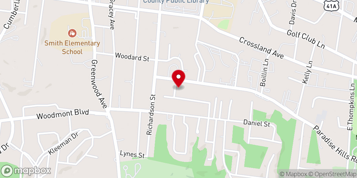 Map showing location of Amazing Grace Apostolic Church