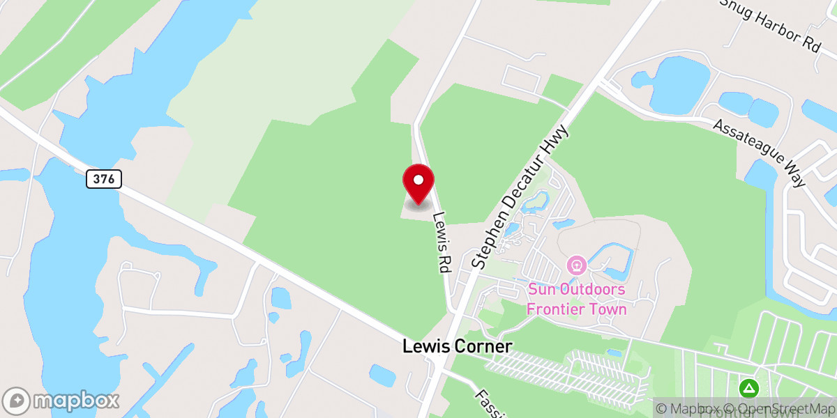 Map showing location of Gospel Faith Revival Inc