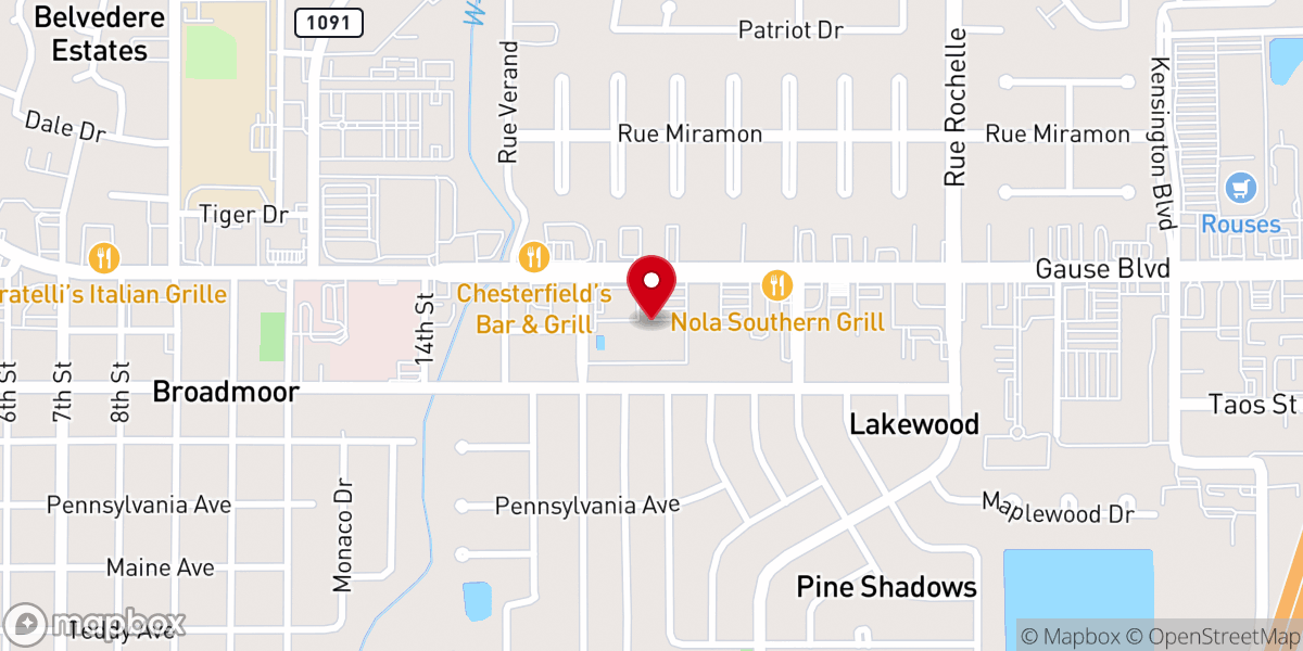 Map showing location of Steadfast Community Church