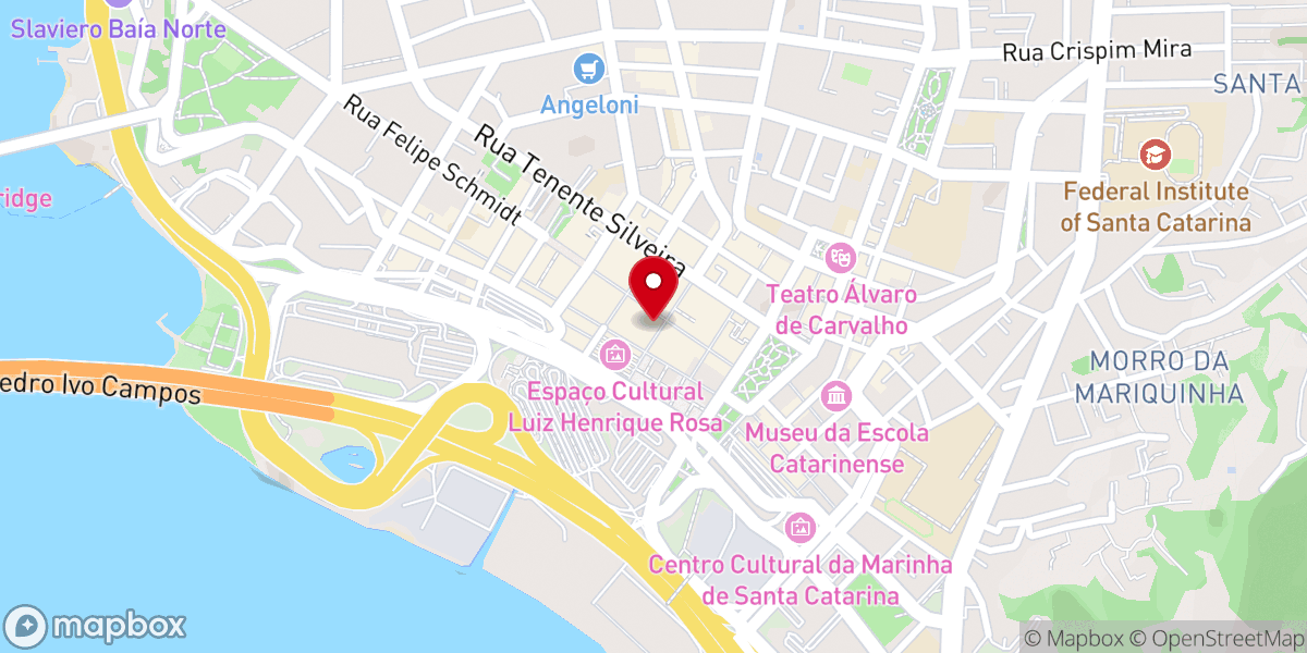 Map showing location of Igreja São Francisco das Chagas