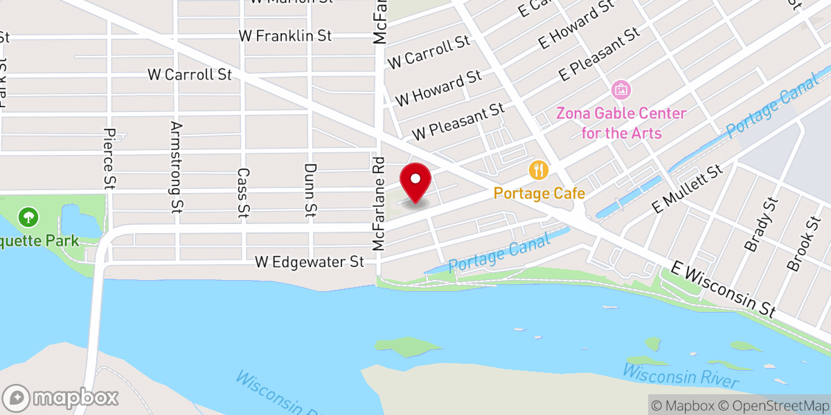 Map showing location of St. Mary of the Immaculate Conception