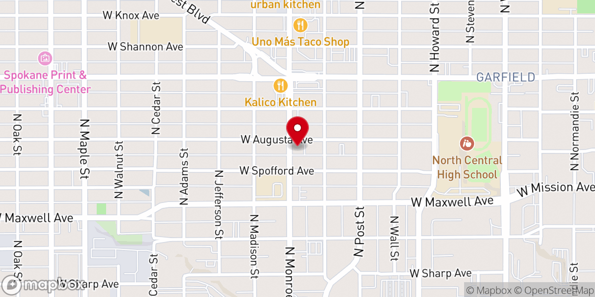 Map showing location of Christ Our Hope Bible Church