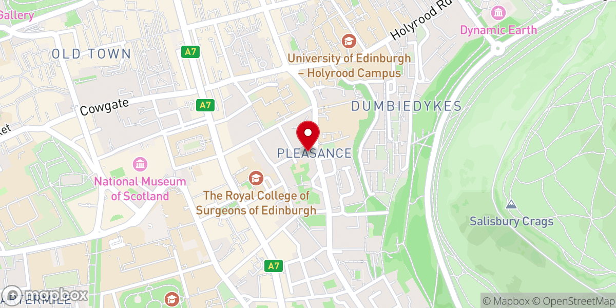 Map showing location of The Salvation Army Employment Service