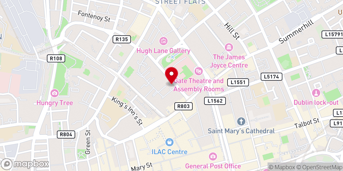 Map showing location of Christian Congregation in Ireland