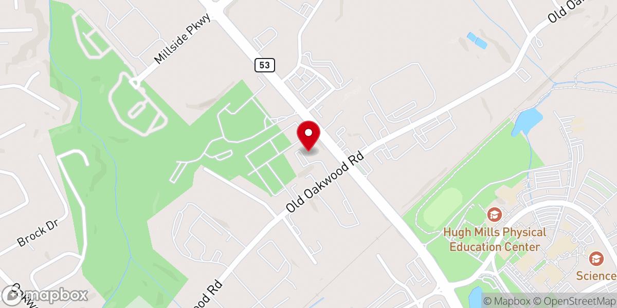 Map showing location of Christ Luthern Church of God