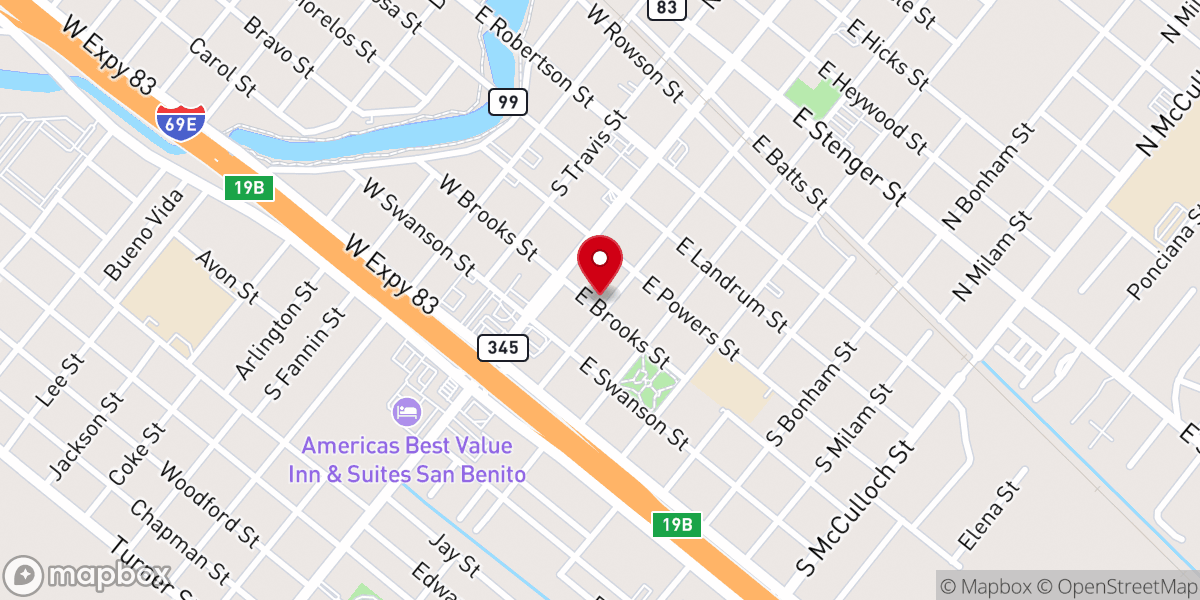 Map showing location of Iglesia Del Nazareno