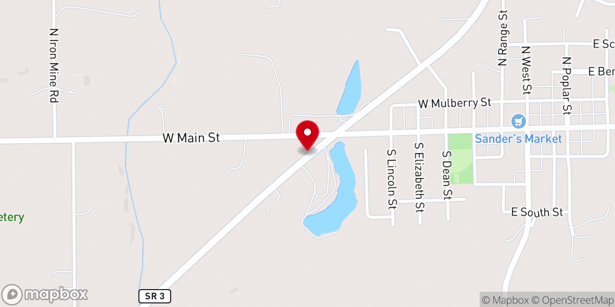 Map showing location of Life Apostolic Ministries