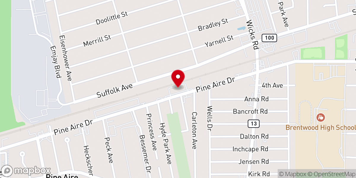 Map showing location of United Pentecostal Church