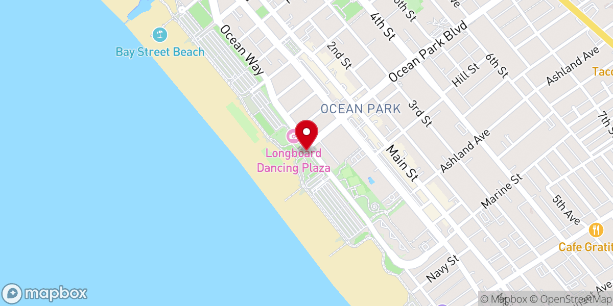 Map showing location of Holy Spirit Beach Church